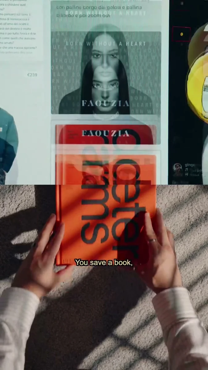 Visual references collected around a book cover